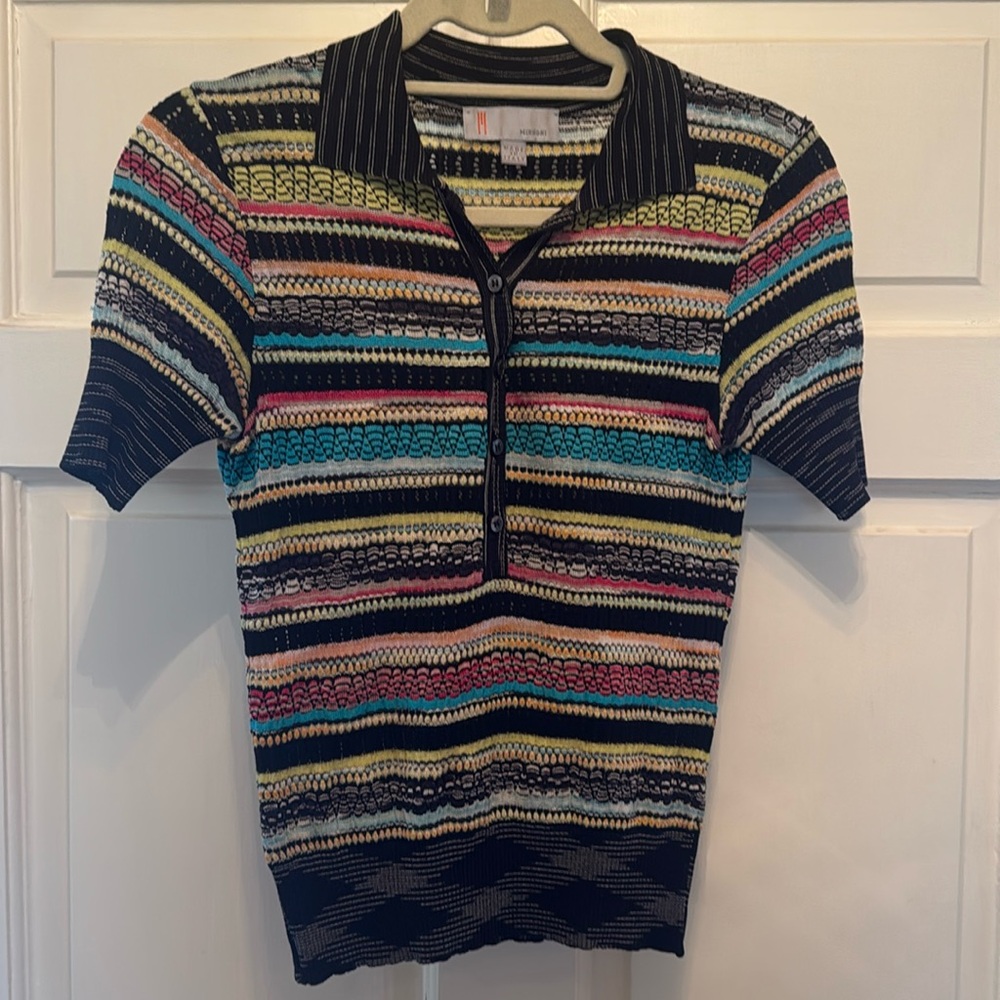 BEAUTIFUL MISSONI-NOT TARGET, top in perfect condition XS